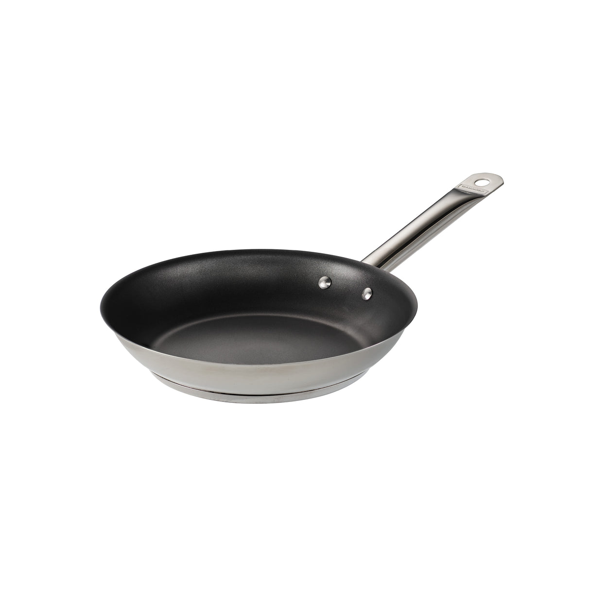Tri-Ply Base Stainless Steel Fry Pan with Nonstick Interior