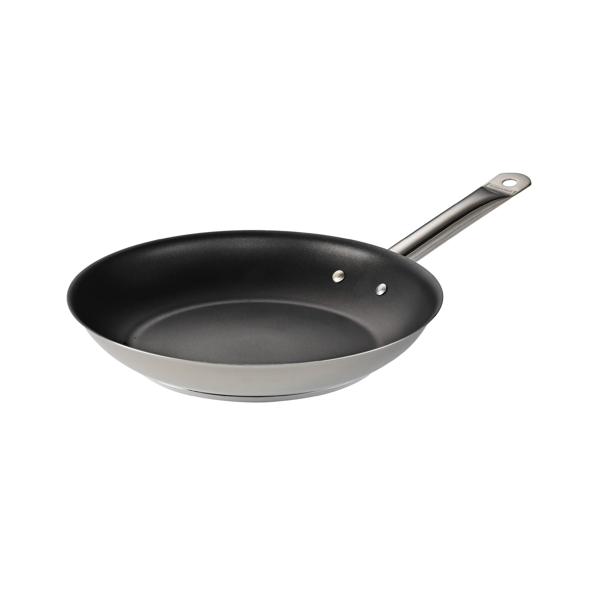 Tri-Ply Base Stainless Steel Fry Pan with Nonstick Interior