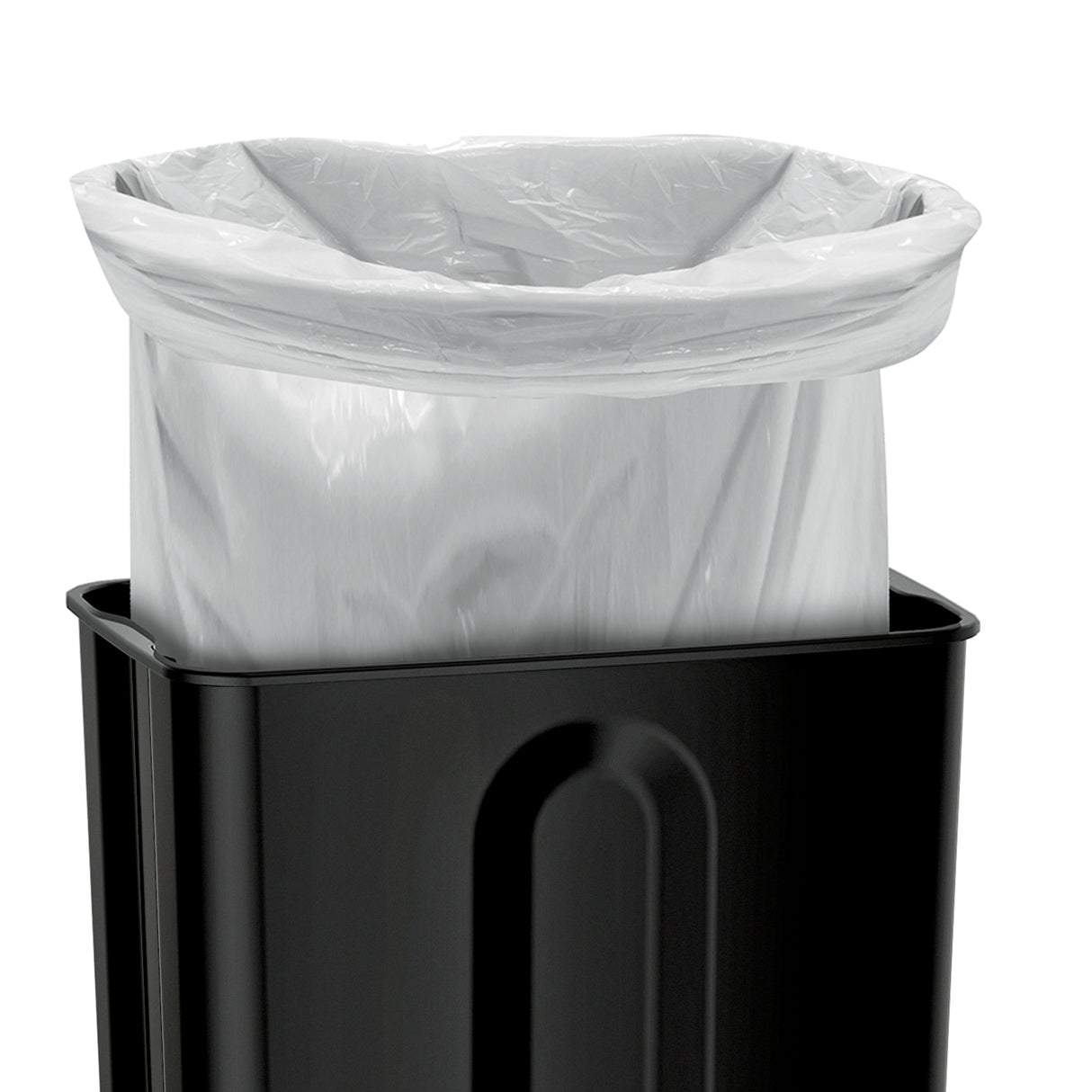 13 Gal. Step Can Rectangle Shape - Stainless Steel