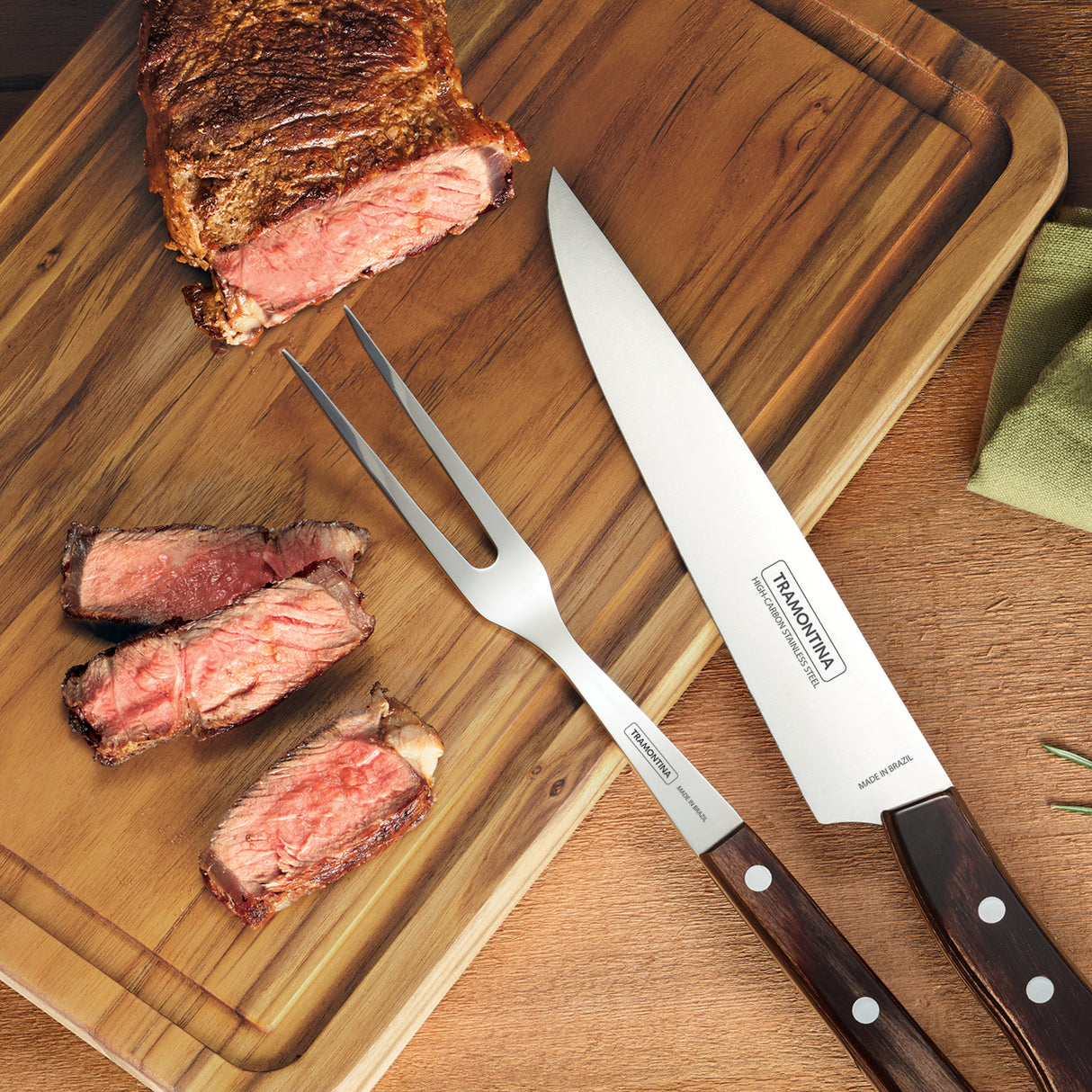 2 PK Teak Cutting Board Set