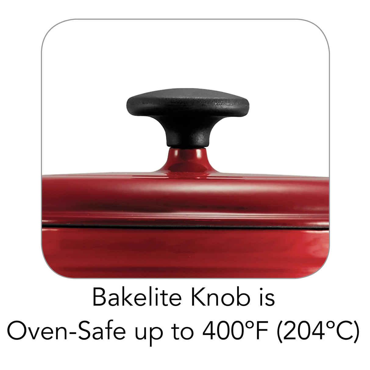 3.5 Quart Enameled Cast-Iron Round Dutch Oven - Gradated Red