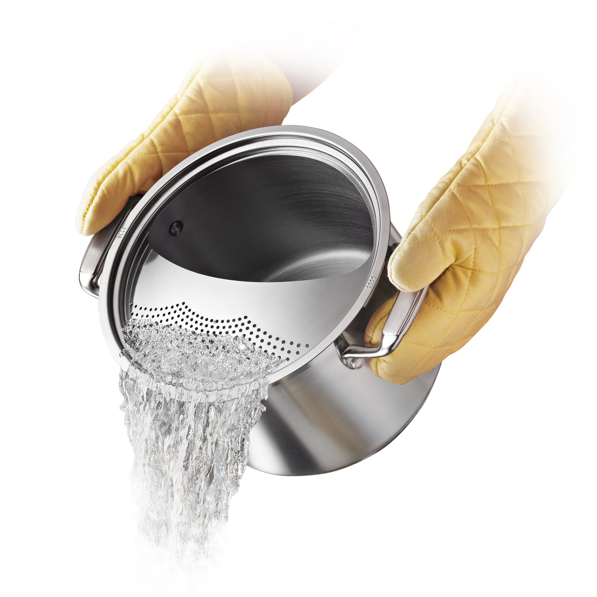 3 Piece - 6 Quart Stainless Steel Pasta Cooker