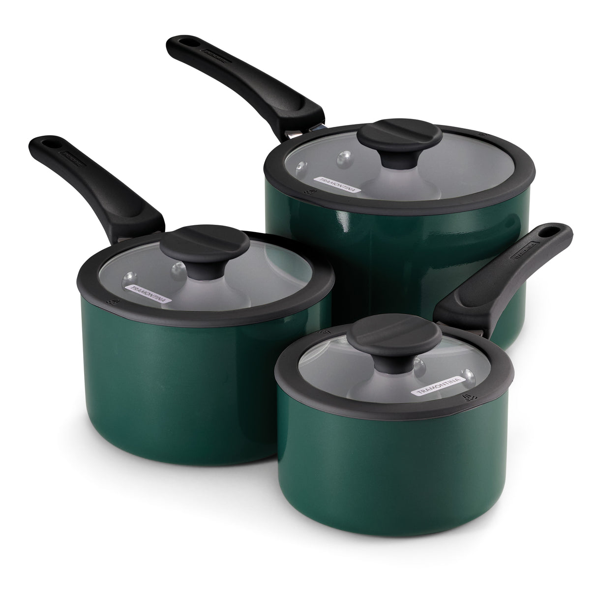 Nesting 6 Piece Ceramic Nonstick Cookware Set