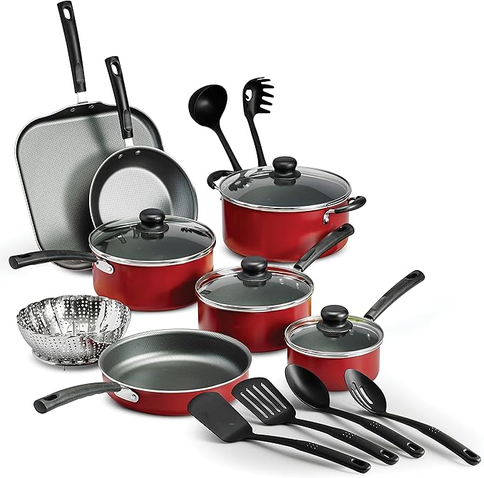 Tramontina PrimaWare 18 Pc Aluminum Nonstick Cookware Set