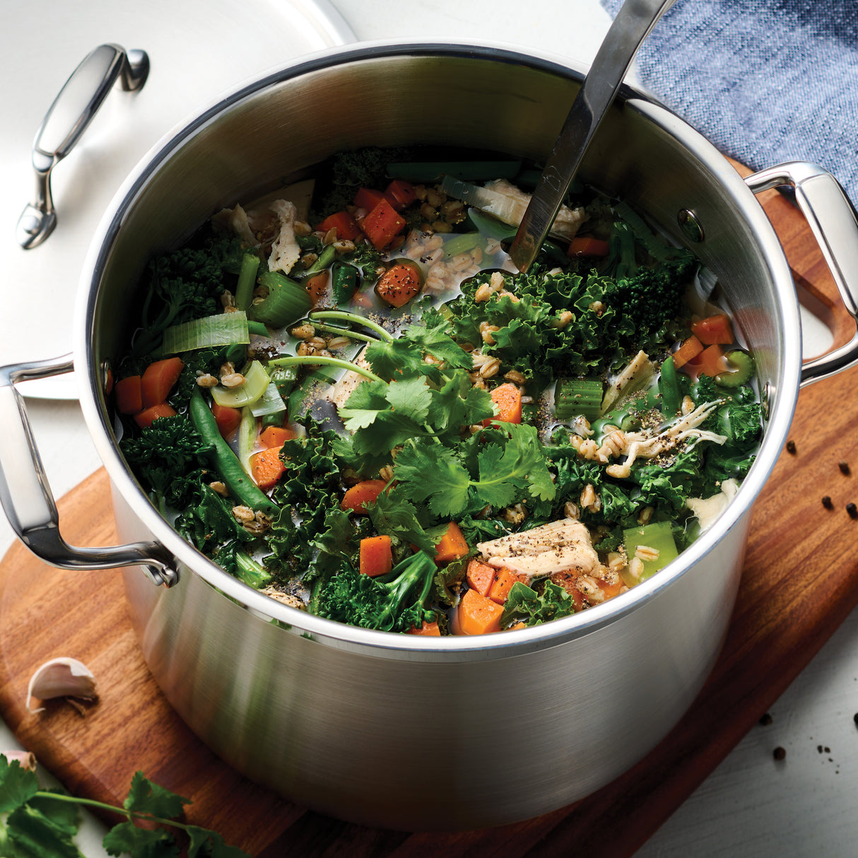 Stainless Steel Covered Stock Pot