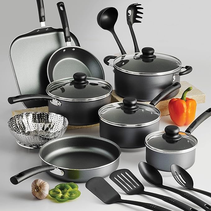 Tramontina PrimaWare 18 Pc Aluminum Nonstick Cookware Set