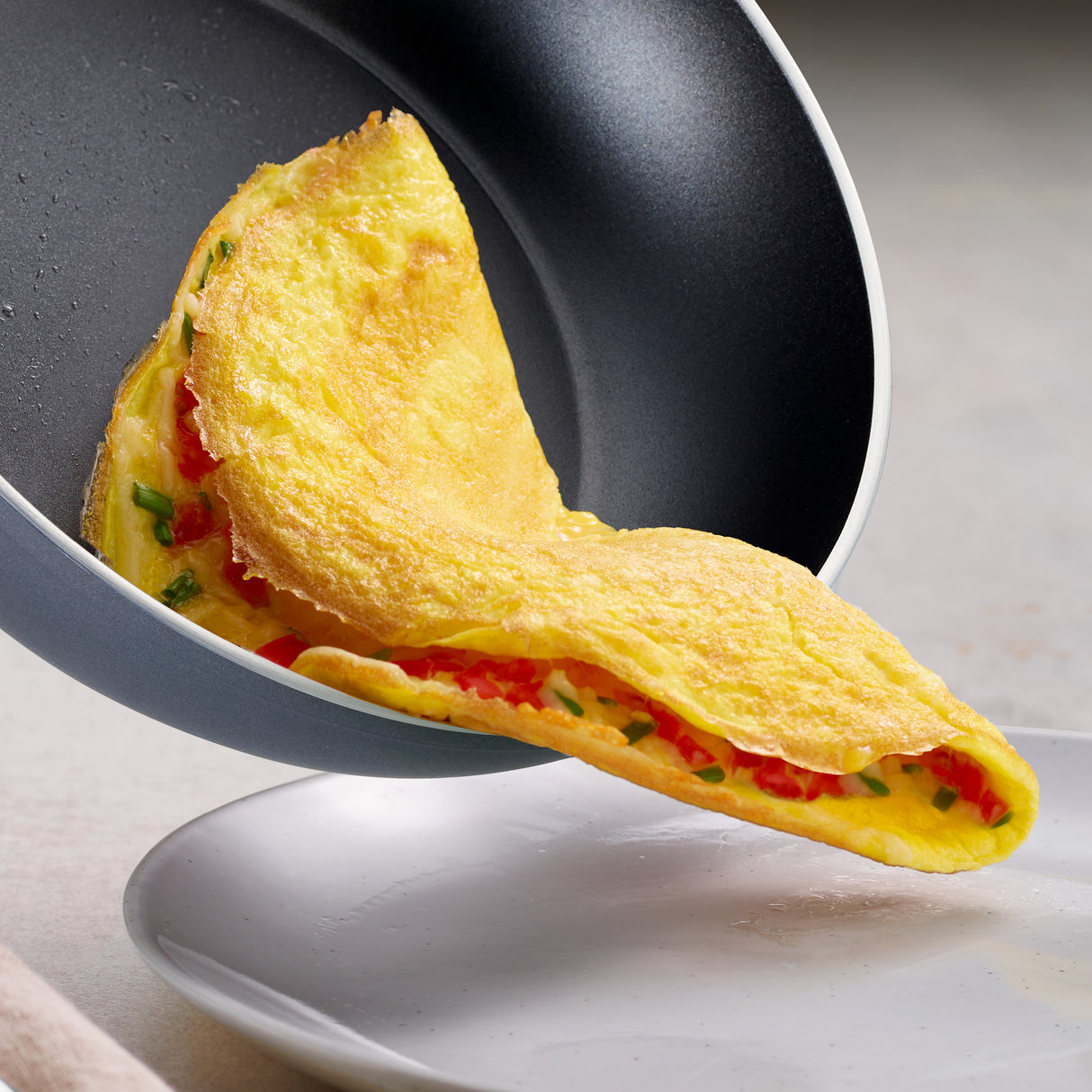 9 Piece Induction Nonstick Cookware Set - Slate Gray