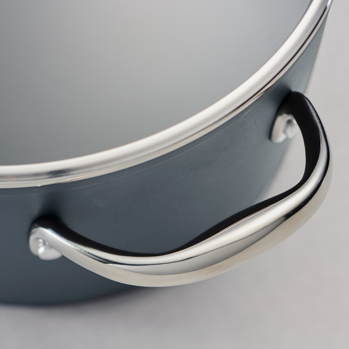 9 Piece Induction Nonstick Cookware Set - Slate Gray