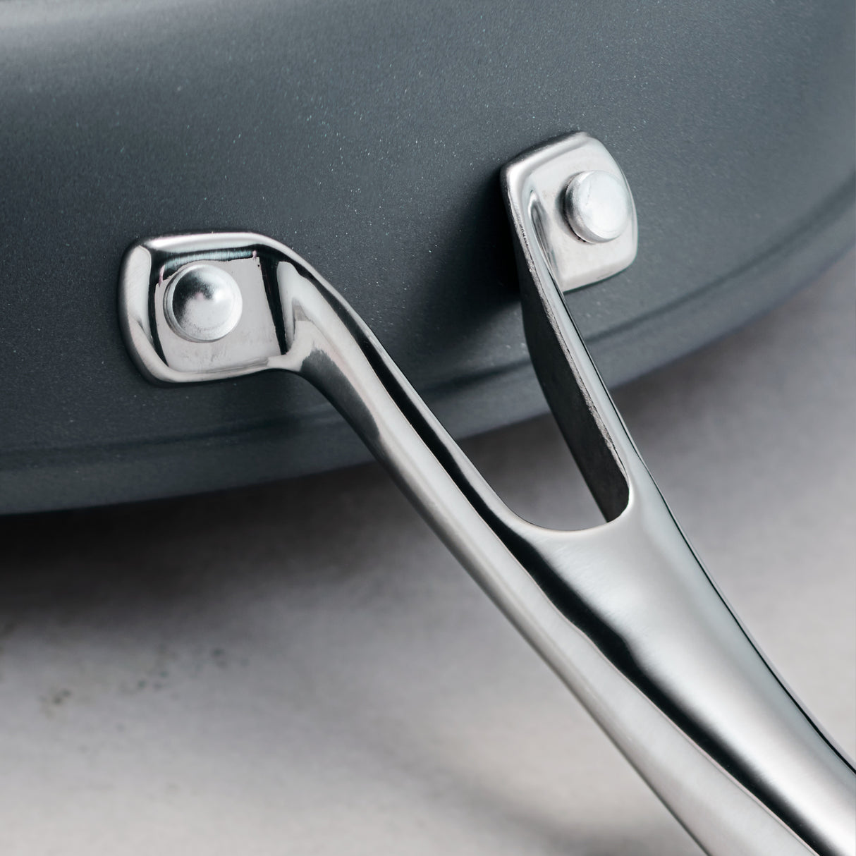 9 Piece Induction Nonstick Cookware Set - Slate Gray