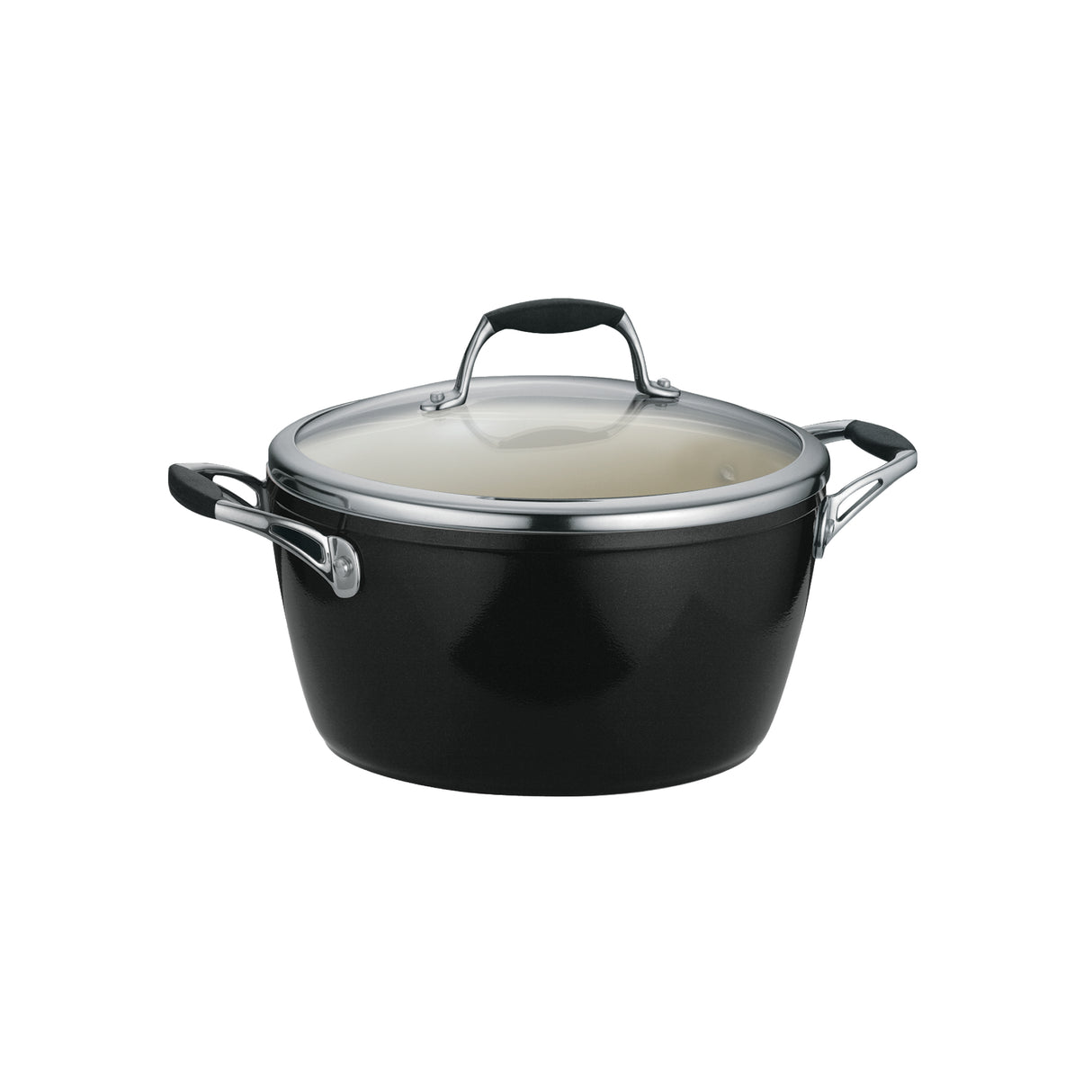 5 Quart Ceramic Covered Dutch Oven - Black