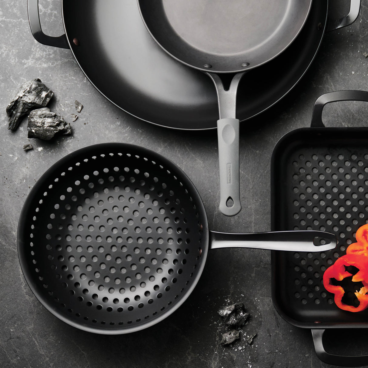 10 In Wok - Round - Carbon Steel