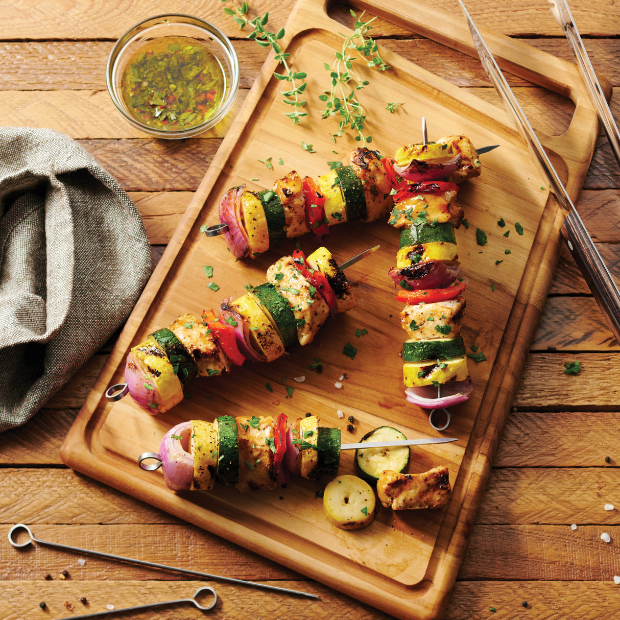 Churrasco BBQ 18 Piece Kebab Skewer Set