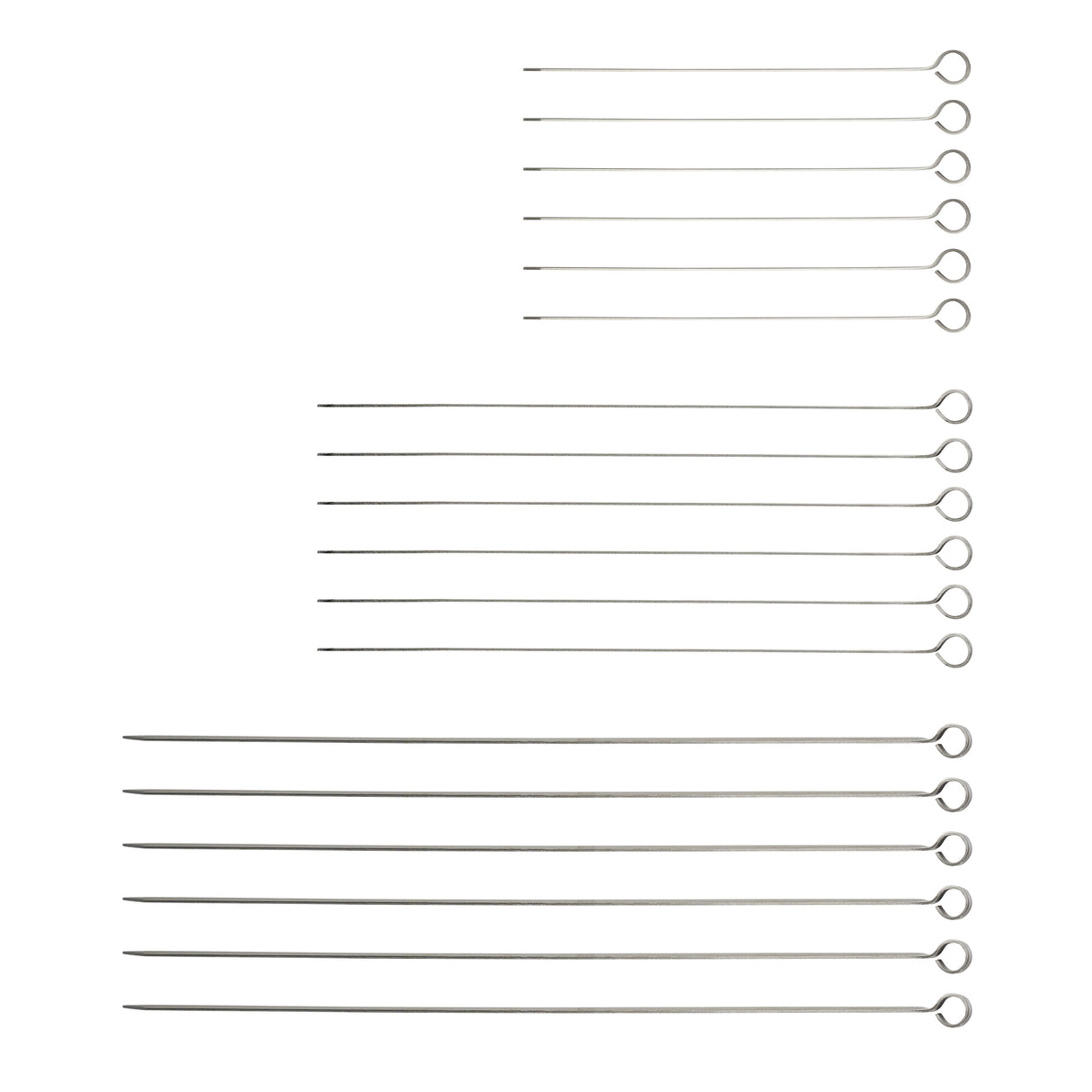 Churrasco BBQ 18 Piece Kebab Skewer Set