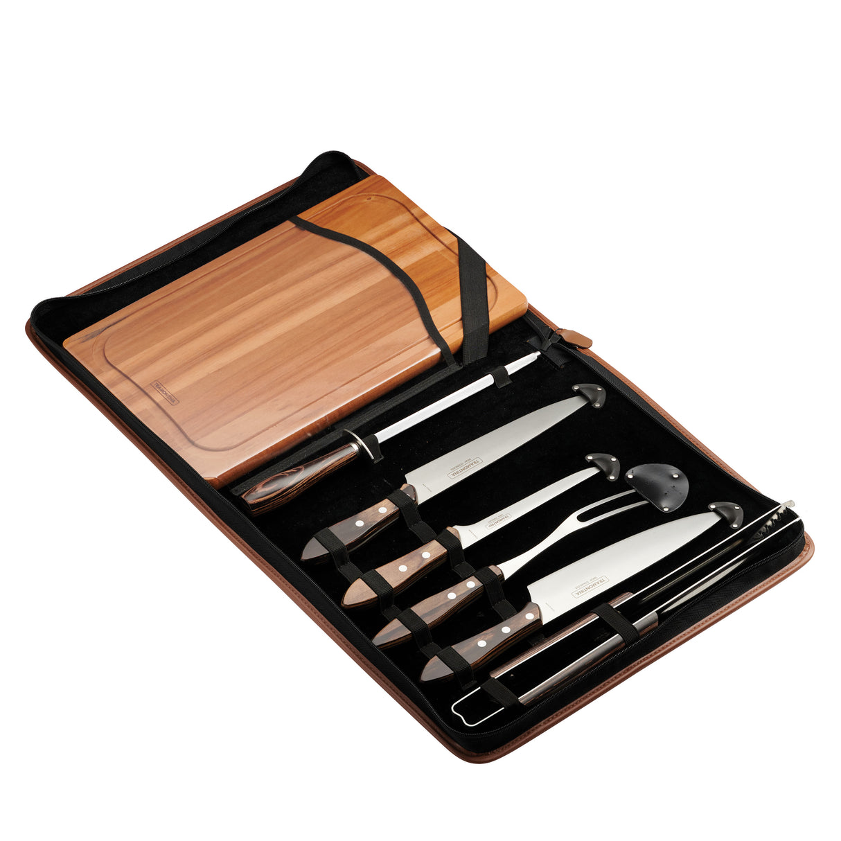 Churrasco BBQ 8 Piece Carving Set with Carry Case