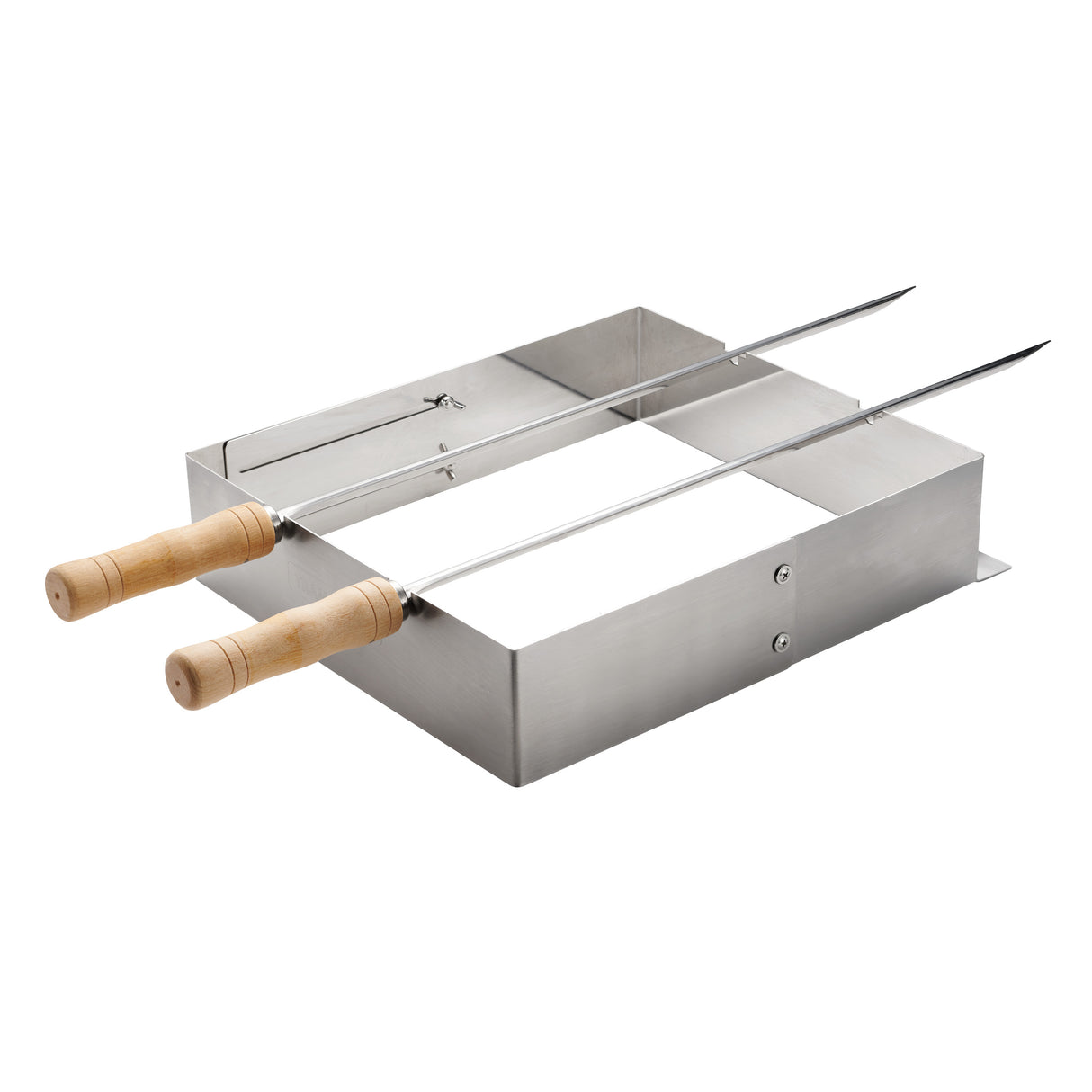 Churrasco BBQ Stainless Steel Skewer and Grill Rack Set