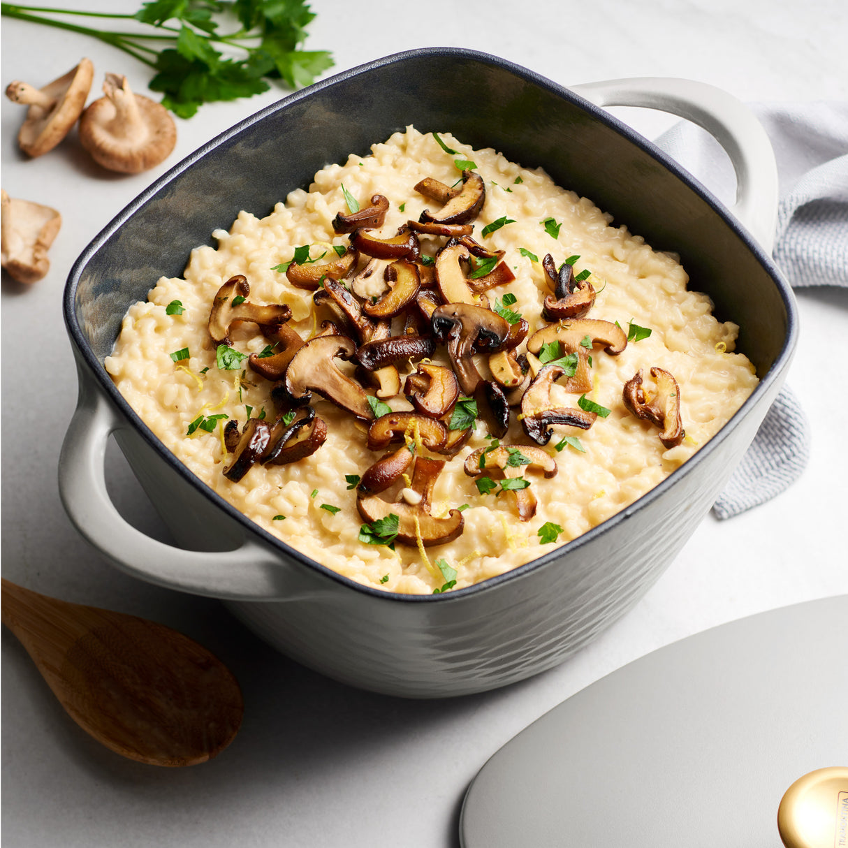 Prisma 7 Quart Enameled Cast Iron Covered Square Dutch Oven