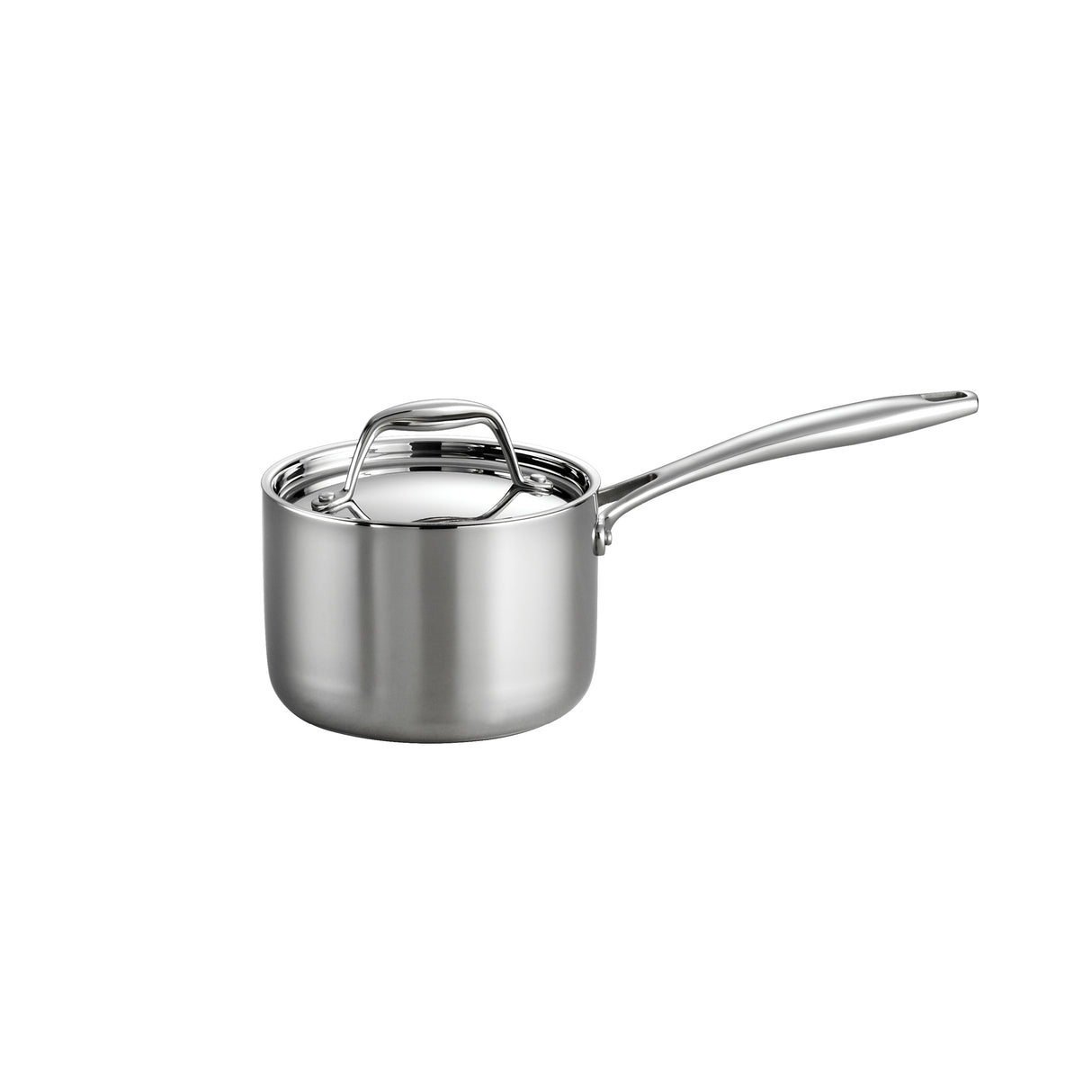 Signature Tri-Ply Clad Stainless Steel Covered Sauce Pan