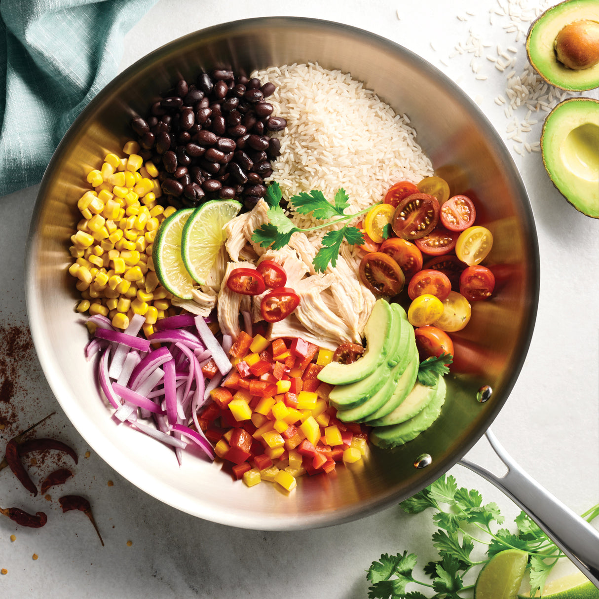 Signature Tri-Ply Clad Stainless Steel Fry Pan