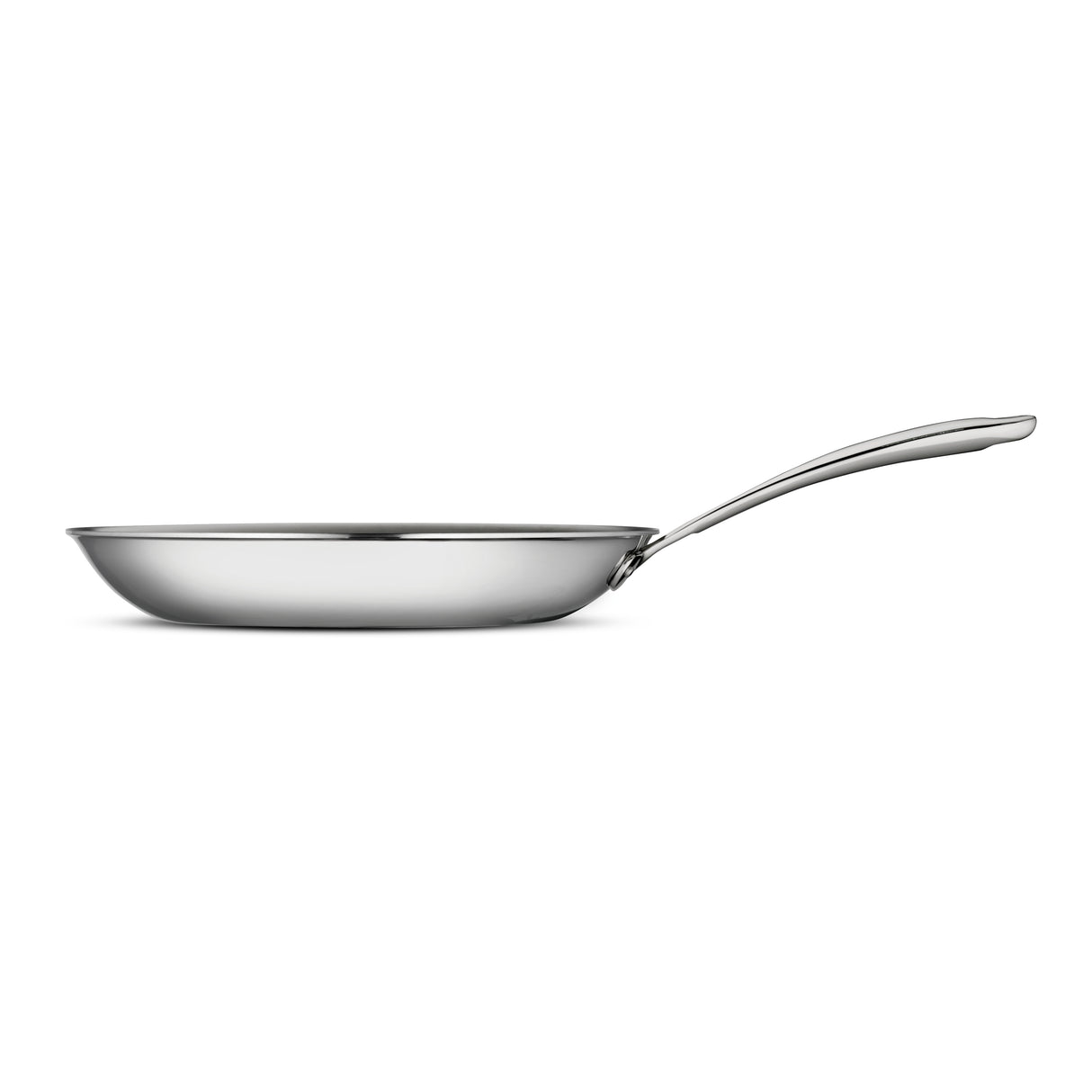 Tri-Ply Clad Stainless Steel Fry Pan - Boston Handle