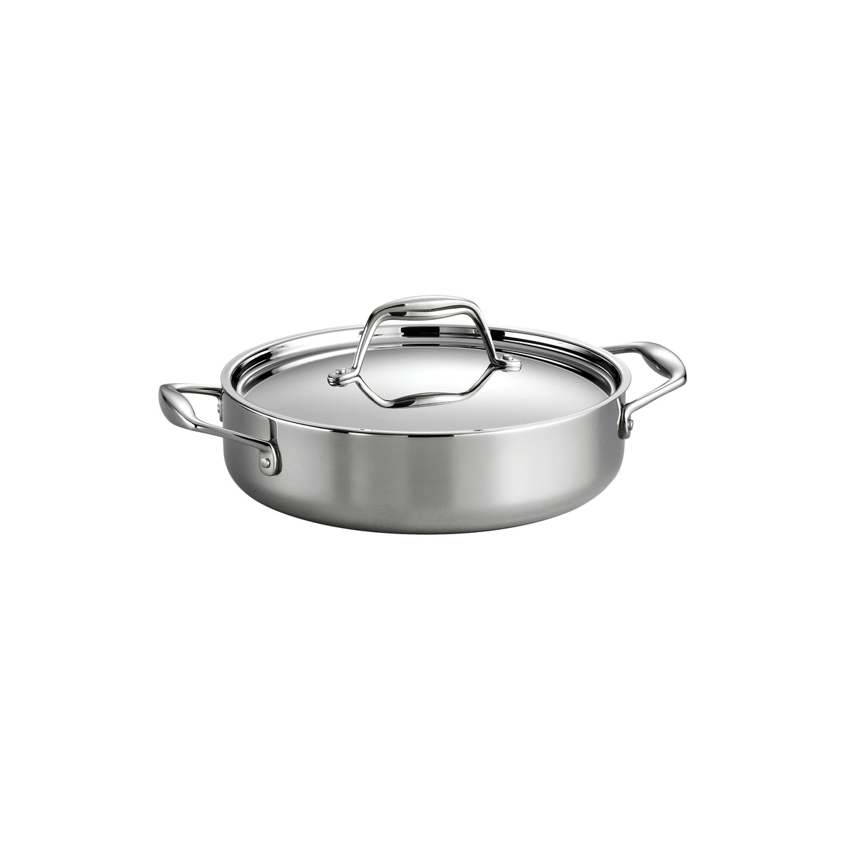 Signature Tri-Ply Clad Stainless Steel Covered Braiser