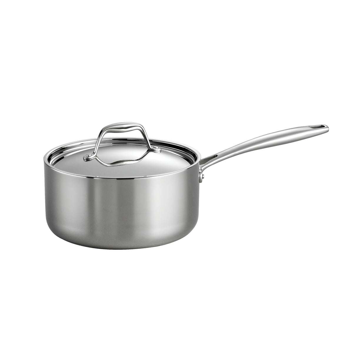 Signature Tri-Ply Clad Stainless Steel Covered Sauce Pan