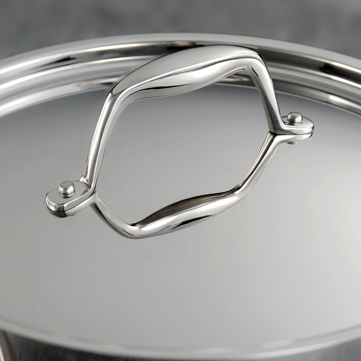 Signature Tri-Ply Clad Stainless Steel Covered Sauce Pan