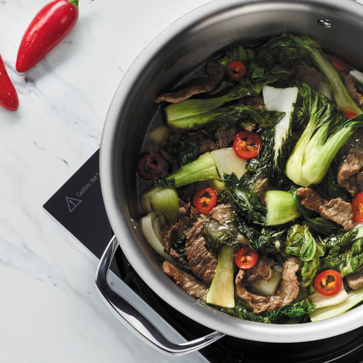 Signature 4 Quart Tri-Ply Clad Stainless Steel Covered Universal Pan