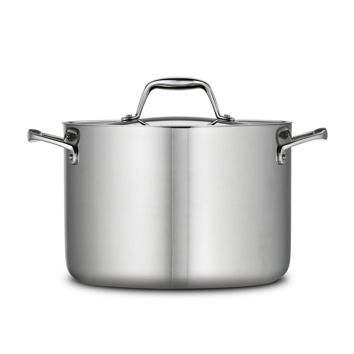 Signature 8 Quart Tri-Ply Clad Stainless Steel Covered Stock Pot