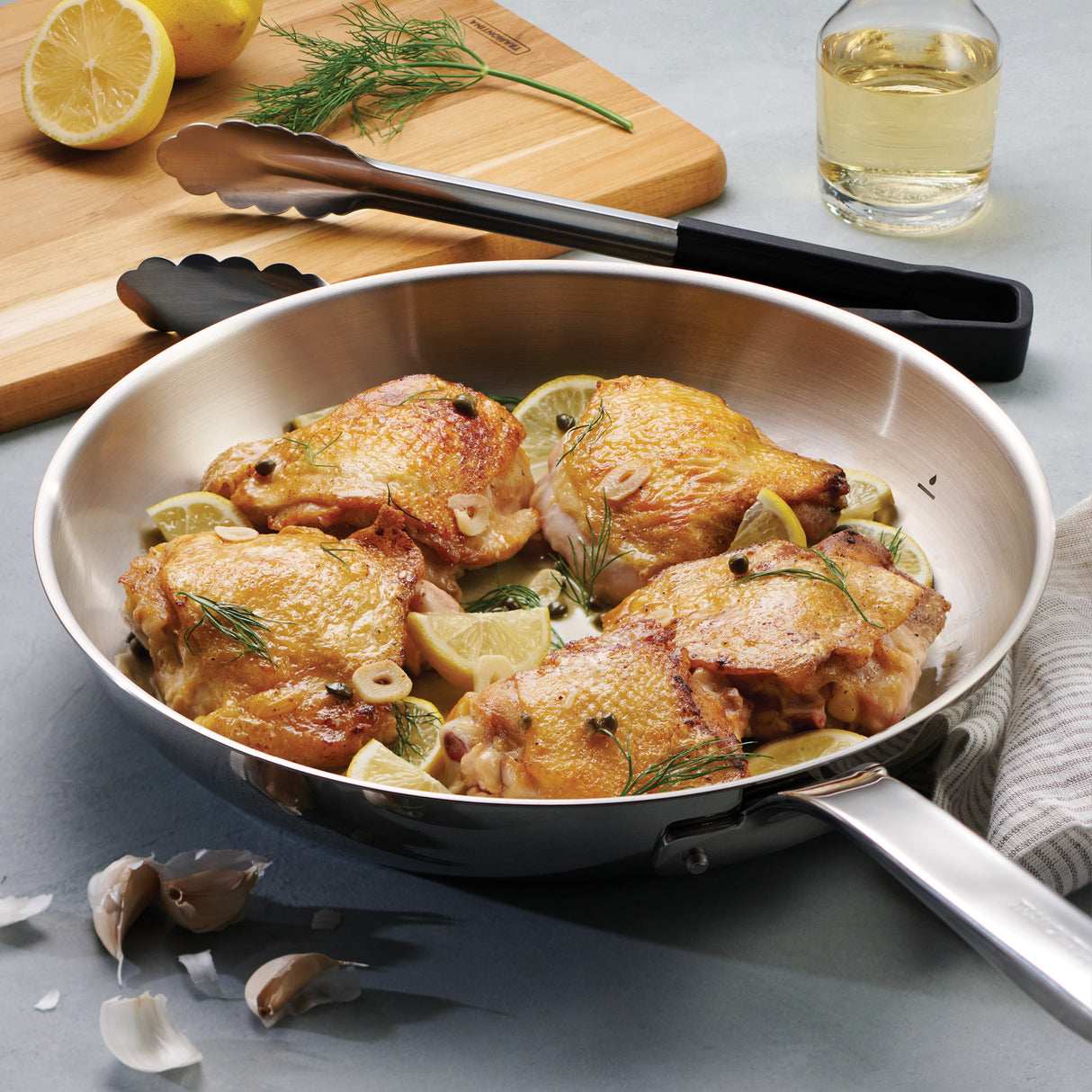 Tempo Tri-Ply Base Stainless Steel Fry Pan