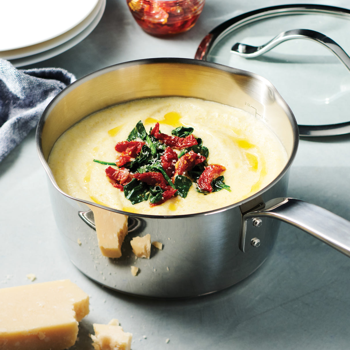 Tempo Tri-Ply Base Stainless Steel Cookware Set