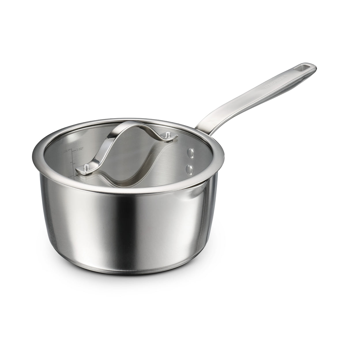 Tempo Tri-Ply Base Stainless Steel Covered Saucepan