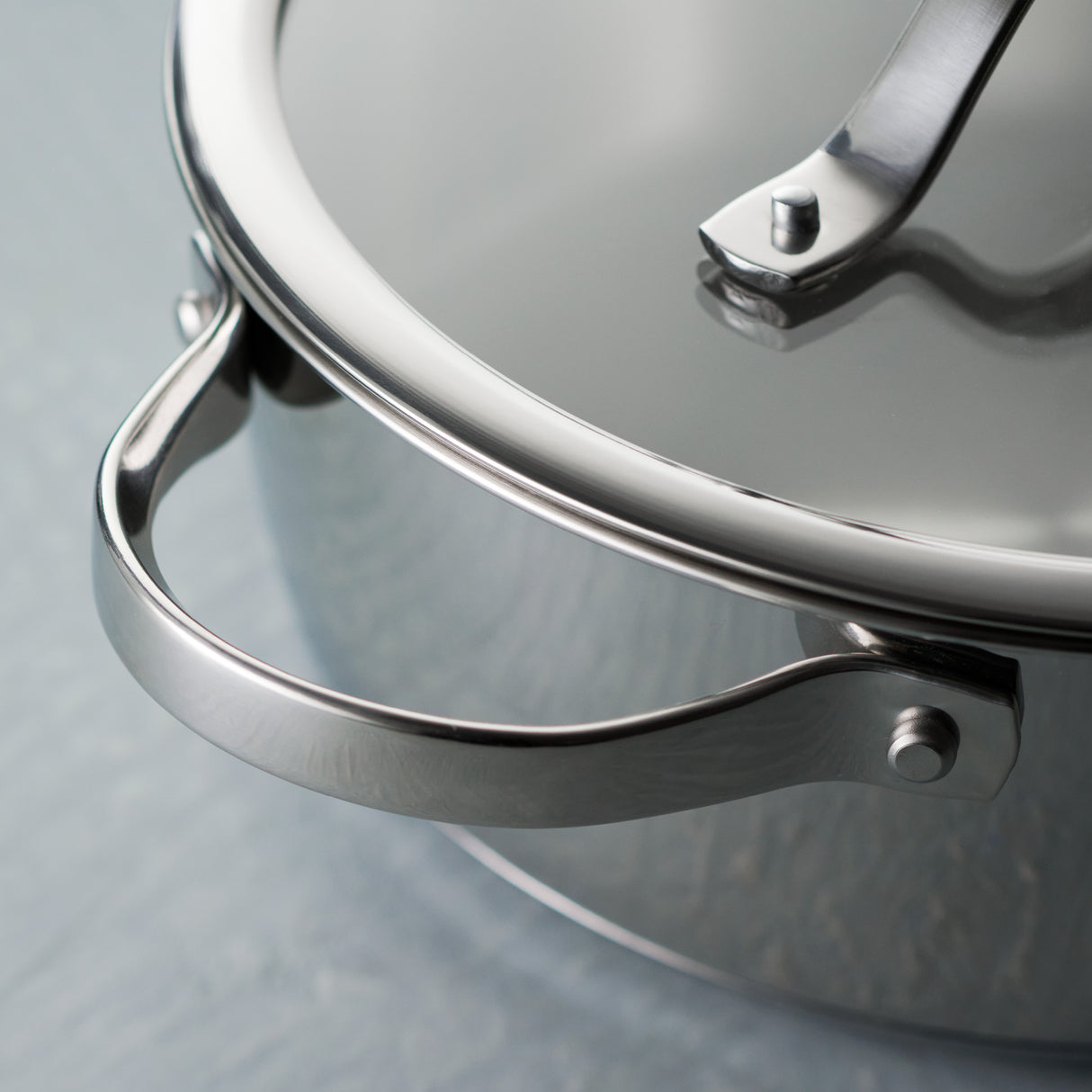 Tempo Tri-Ply Base Stainless Steel Covered Saucepan