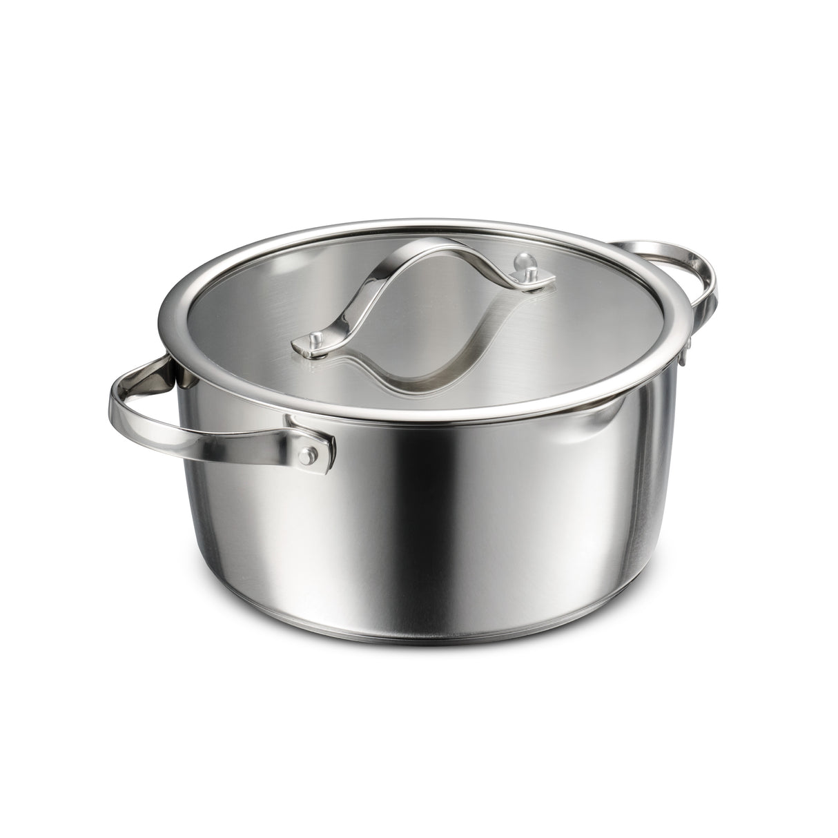 Tempo 5 Quart Tri-Ply Base Stainless Steel Covered Dutch Oven