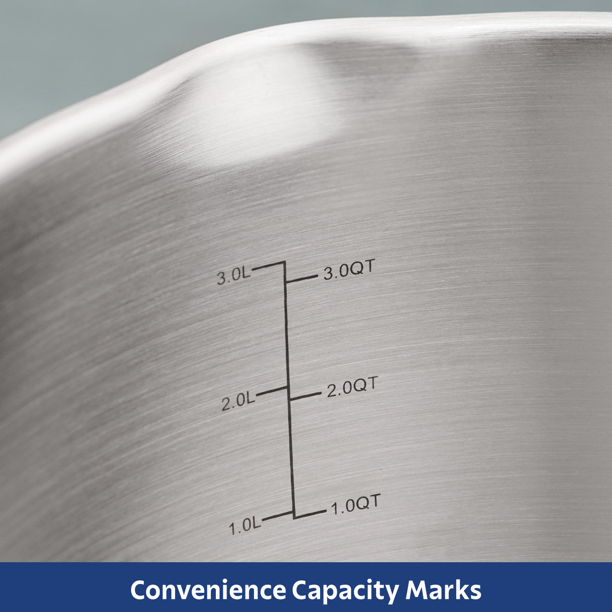 Tempo 5 Quart Tri-Ply Base Stainless Steel Covered Dutch Oven