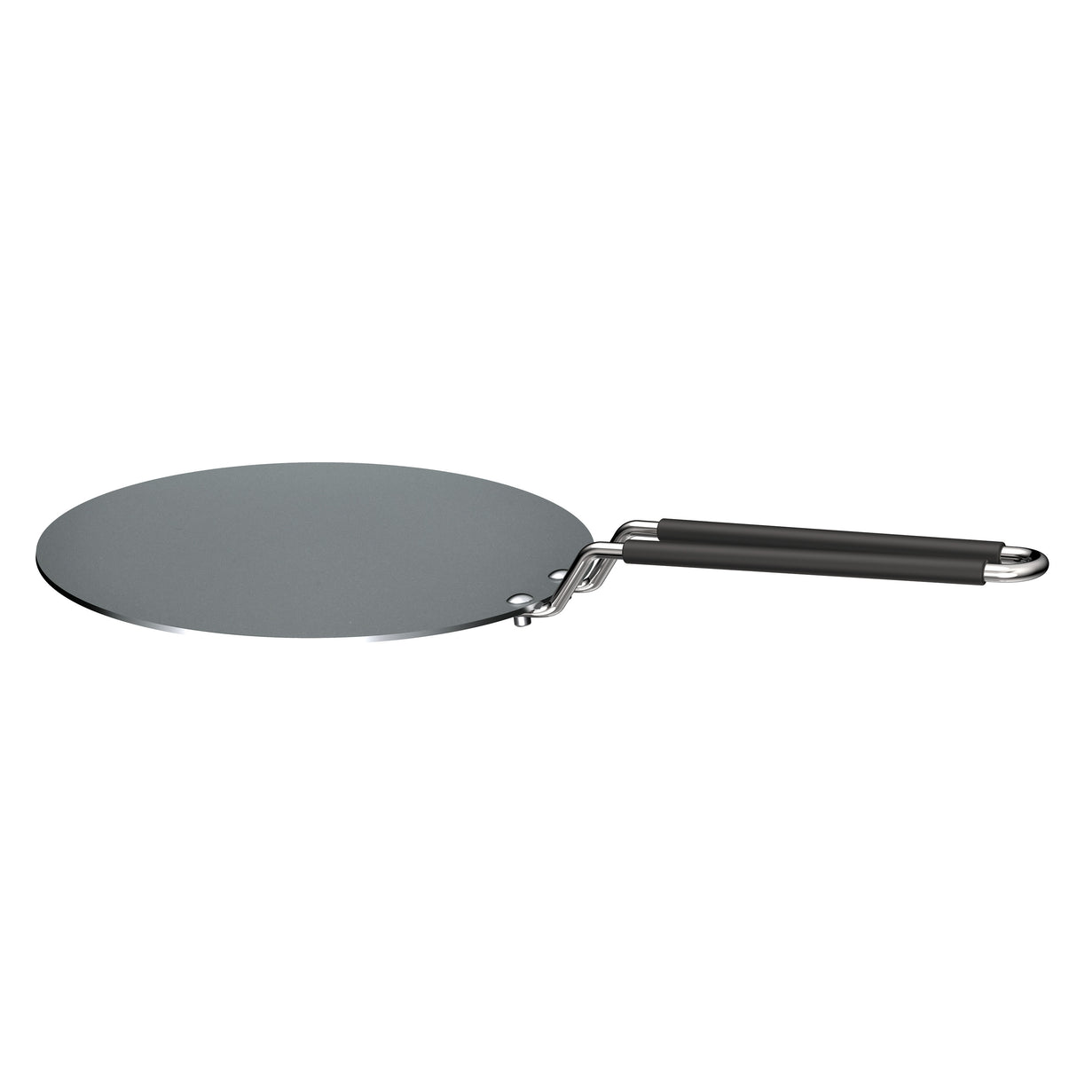 Utsava 10.5 Inch Tri-Ply Clad Stainless Steel Ceramic Nonstick Concave Dosa Tawa