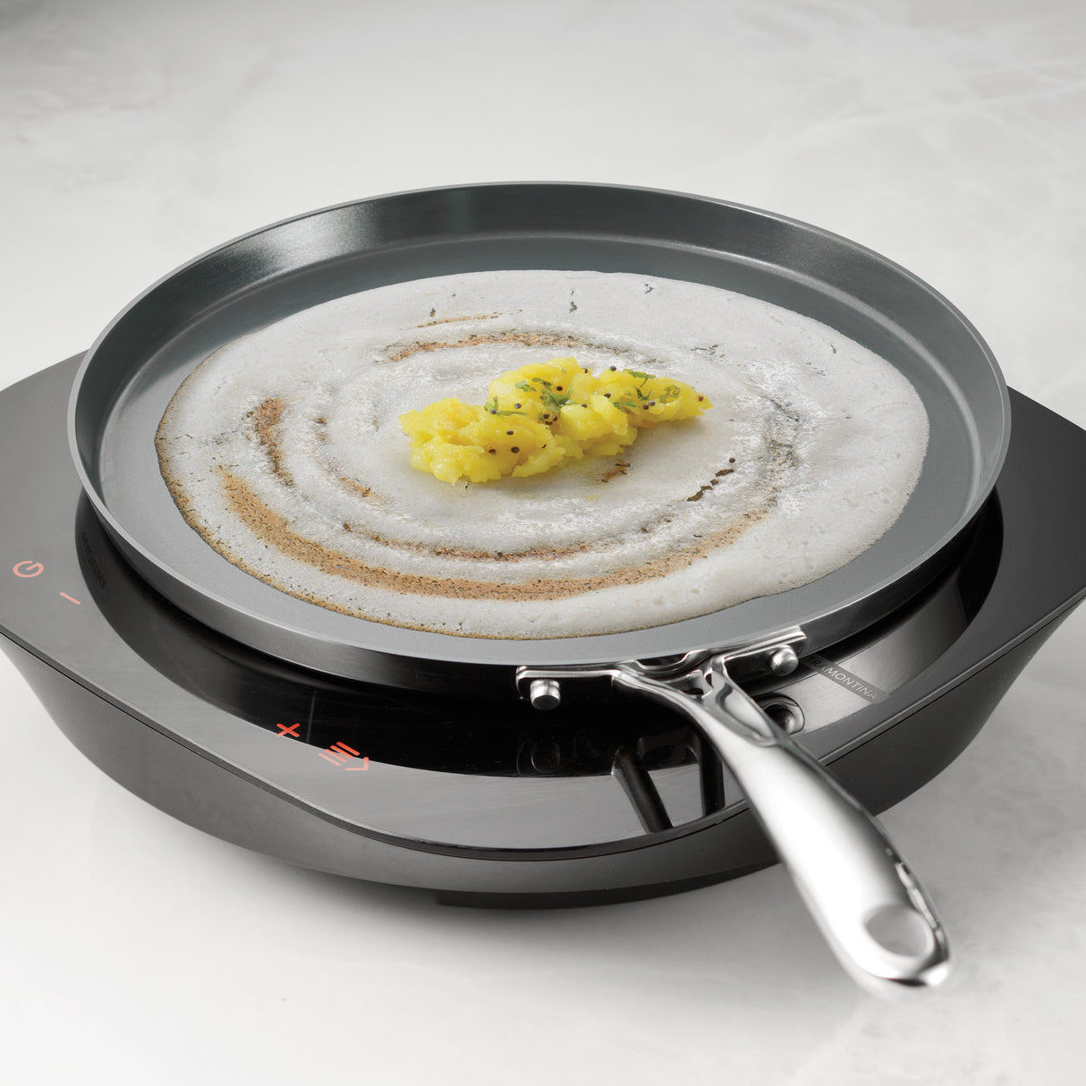 Utsava Tri-Ply Clad Stainless Steel Ceramic Nonstick Dosa Tawa