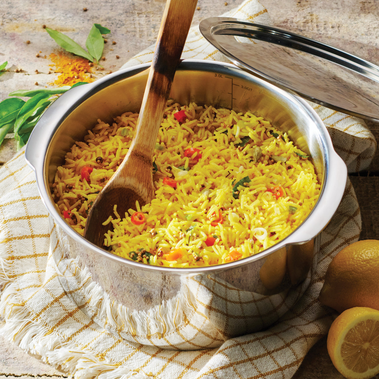 Utsava Tri-Ply Clad Stainless Steel Covered Tope Patila