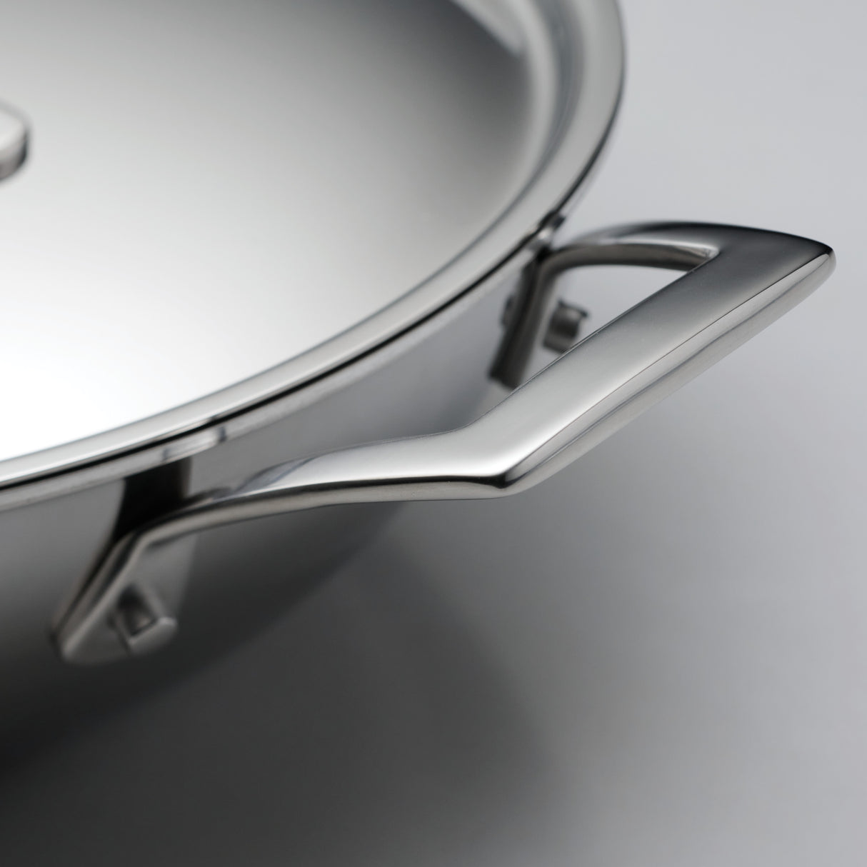 Utsava Tri-Ply Clad Stainless Steel Covered Kadai