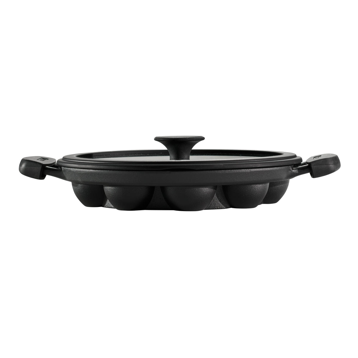 Utsava Pre-Seasoned Cast Iron Paniyarrakal with Lid