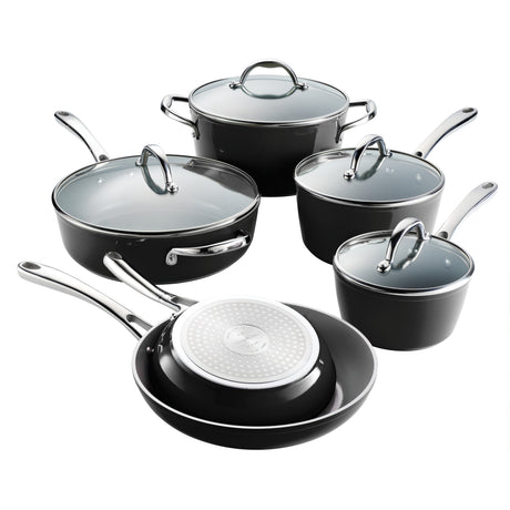 10 Piece Cold-Forged Induction Ceramic Cookware Set