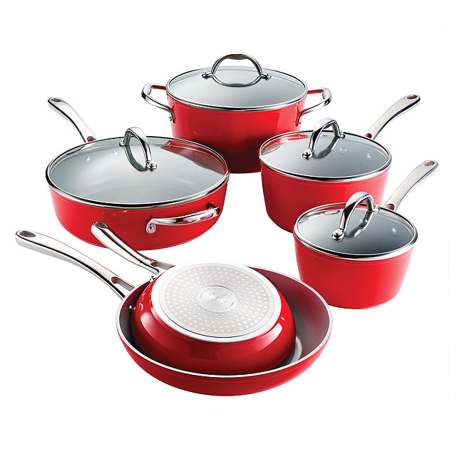 10 Piece Cold-Forged Induction Ceramic Cookware Set