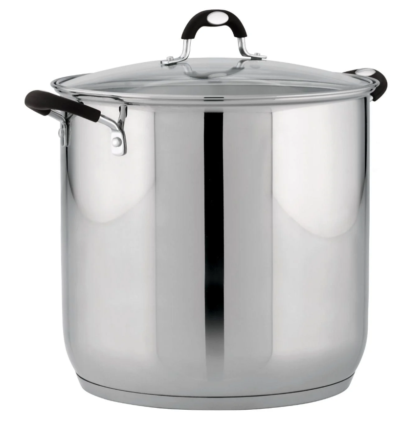 Tramontina 22 Qt Stainless Steel Covered Stock Pot