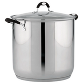 Tramontina 22 Qt Stainless Steel Covered Stock Pot