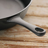 Pre-seasoned Cast Iron 2 Pk Skillets with Silicone Grips