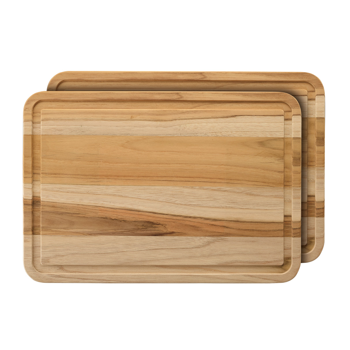 2 PK Teak Cutting Board Set