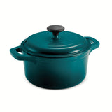 3.5 Quart Enameled Cast-Iron Round Dutch Oven - Teal