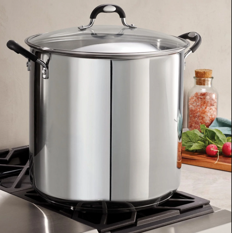 Tramontina 22 Qt Stainless Steel Covered Stock Pot