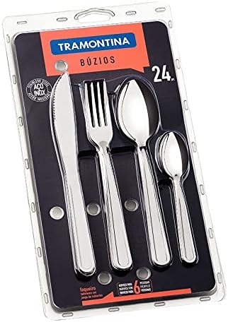 Tramontina Buzios Stainless Steel 24 Pc Flatware Set