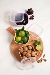 3 Pc Container Set Mix Color Containers Polypropylene