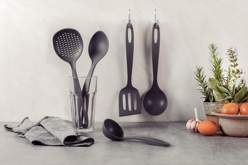 Every Chef Nylon 5 Pc Utensils Set in Black